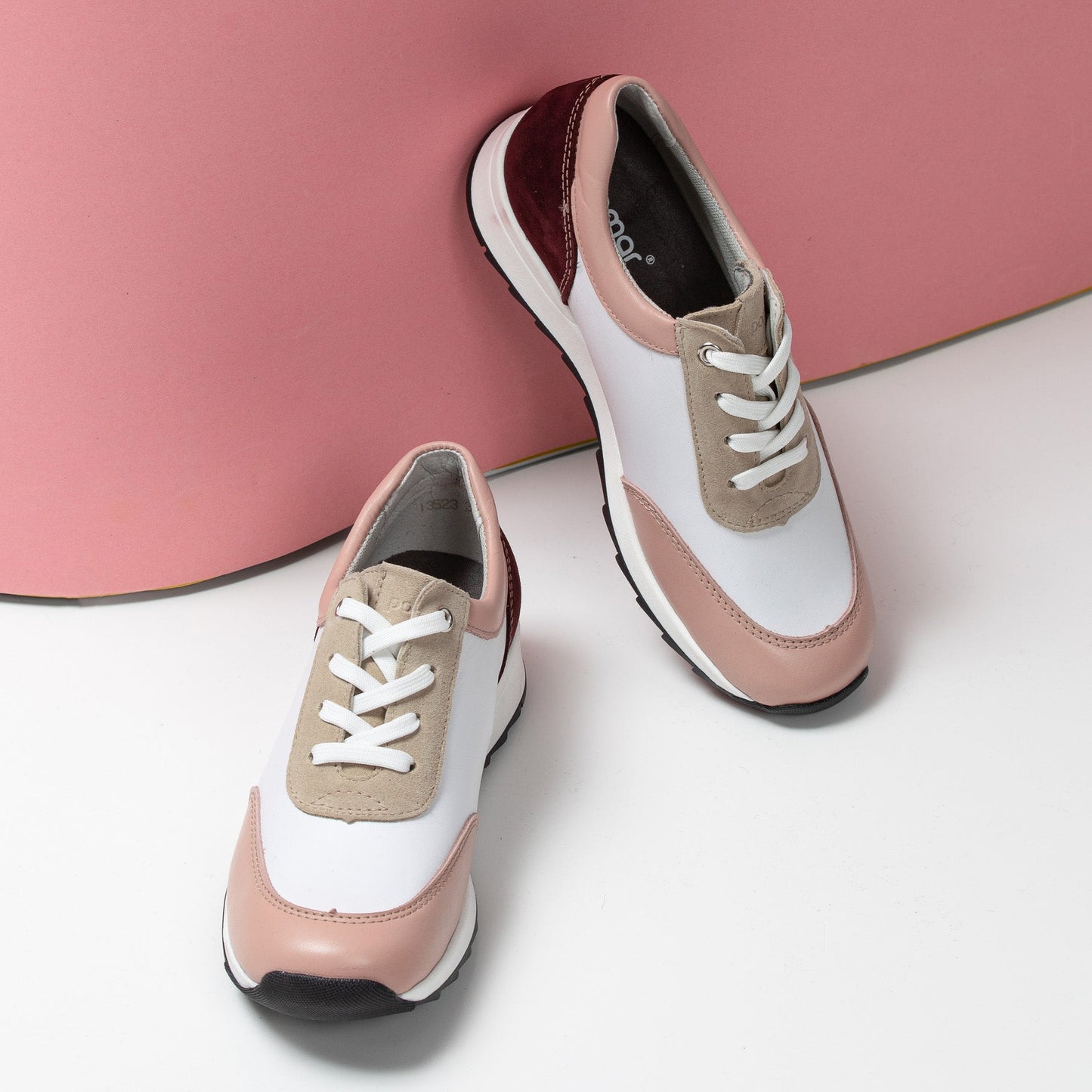 VELLAMO Zero Waste Women´s walker Cream/Nude/Wine/Sage green (13523-913)