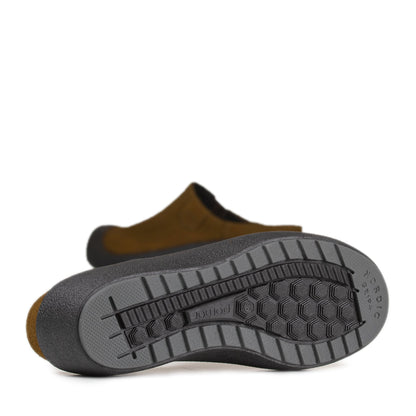 HERTTA Women´s slipper Military brown suede (12709-402)