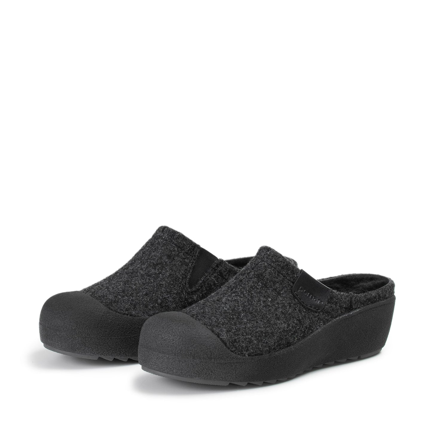 VIIRU Women's felt slip-ons (12809-115)
