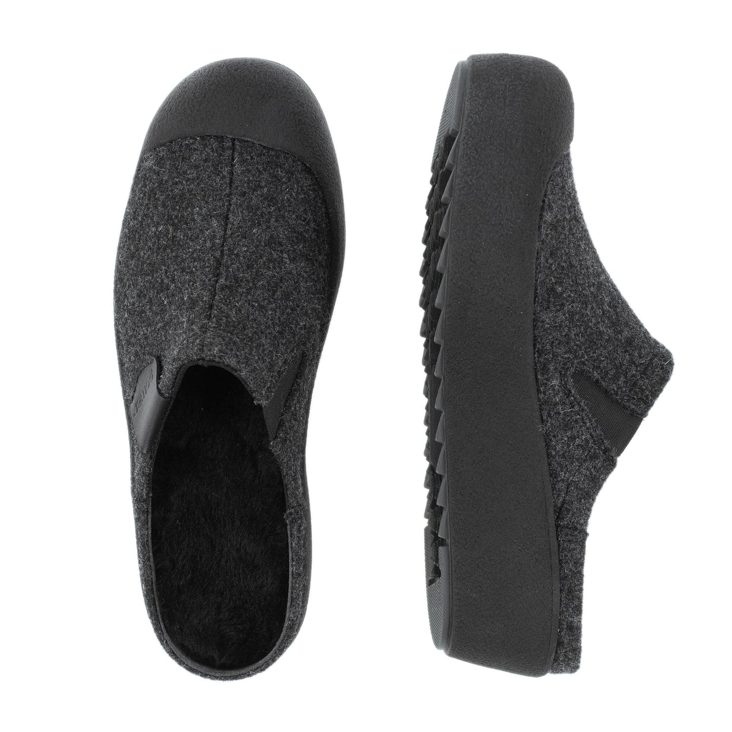 VIIRU Women's felt slip-ons (12809-115)