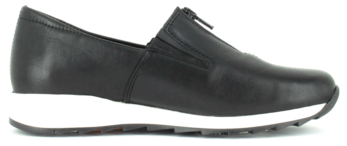 RANTA Women´s Zip Front Leather Sneakers (13447-100)