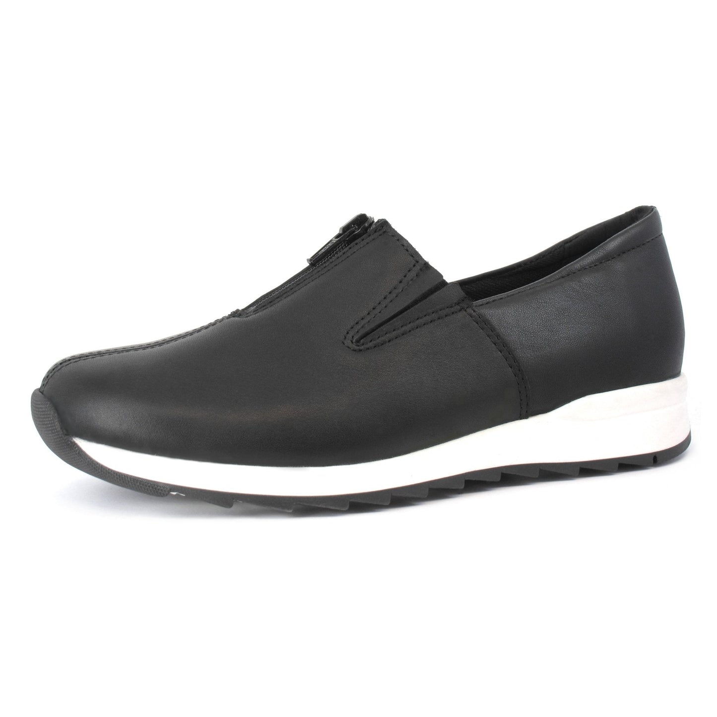 RANTA Women´s Zip Front Leather Sneakers (13447-100)
