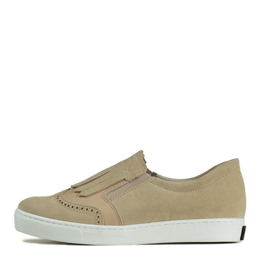 KUUTAR Zero Waste Women´s walker Beige nappa/suede