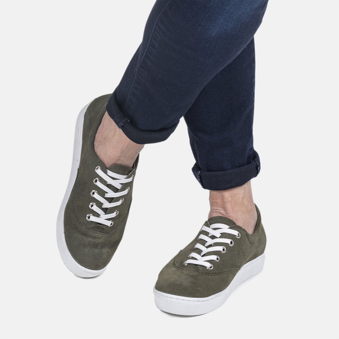 VALOISA Zero Waste Women´s walker Moss suede