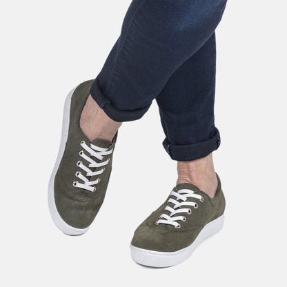 VALOISA Zero Waste Women´s walker Moss suede