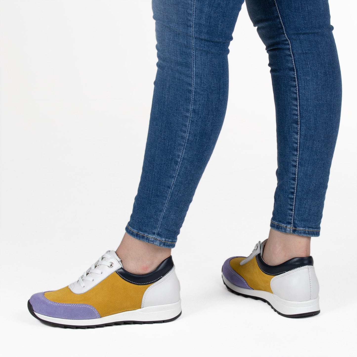 VELLAMO Zero Waste Women´s walker Yellow/Blue/Wht (13523-907)