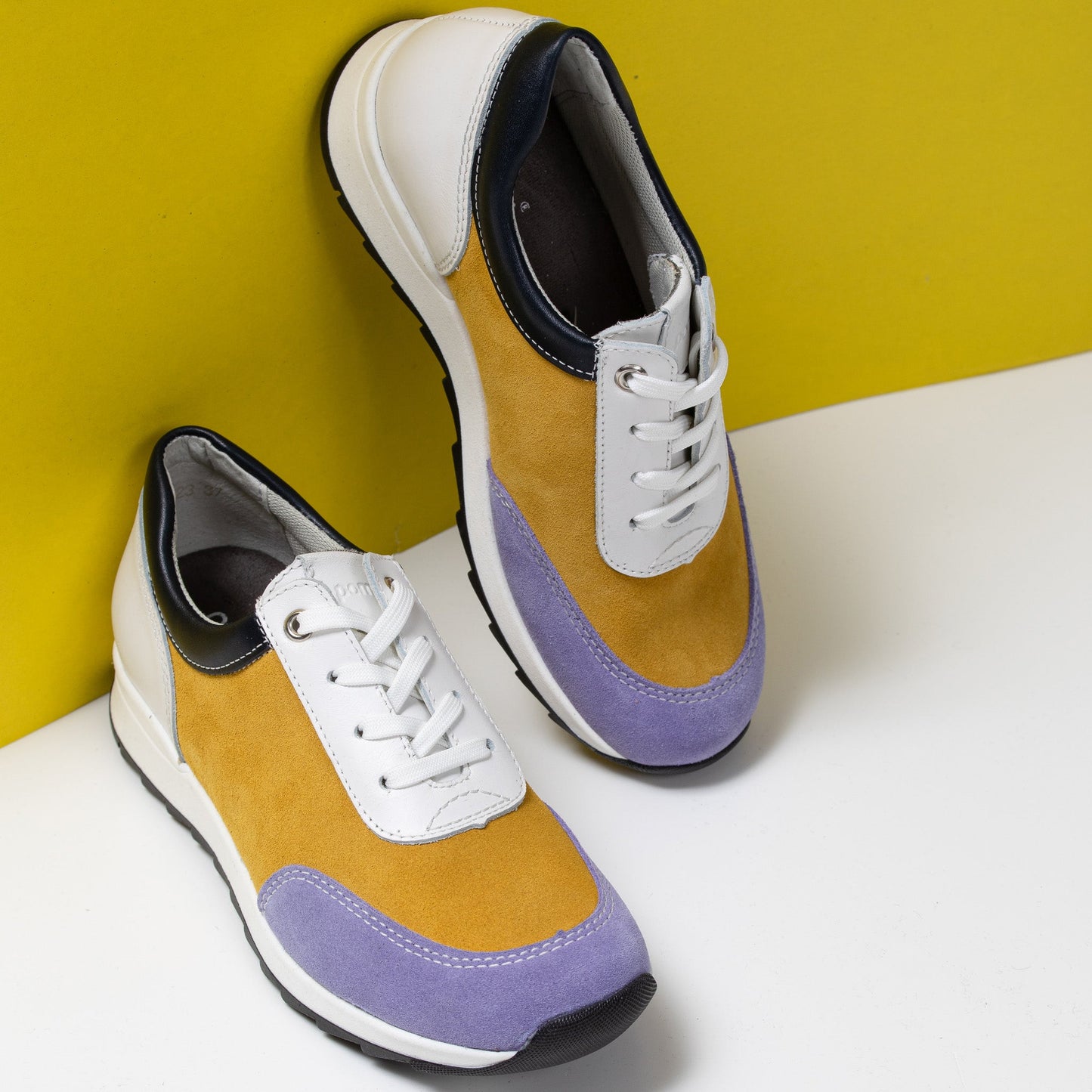 VELLAMO Zero Waste Women´s walker Yellow/Blue/Wht (13523-907)
