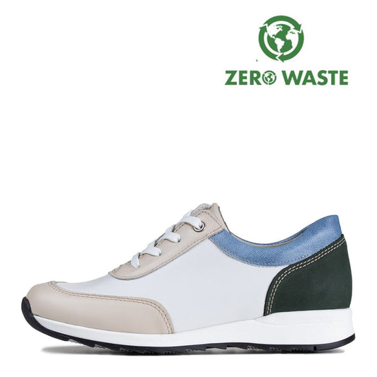 VELLAMO Zero Waste Women´s walker Offwhite/Wht/Blue/Forest (13523-911)