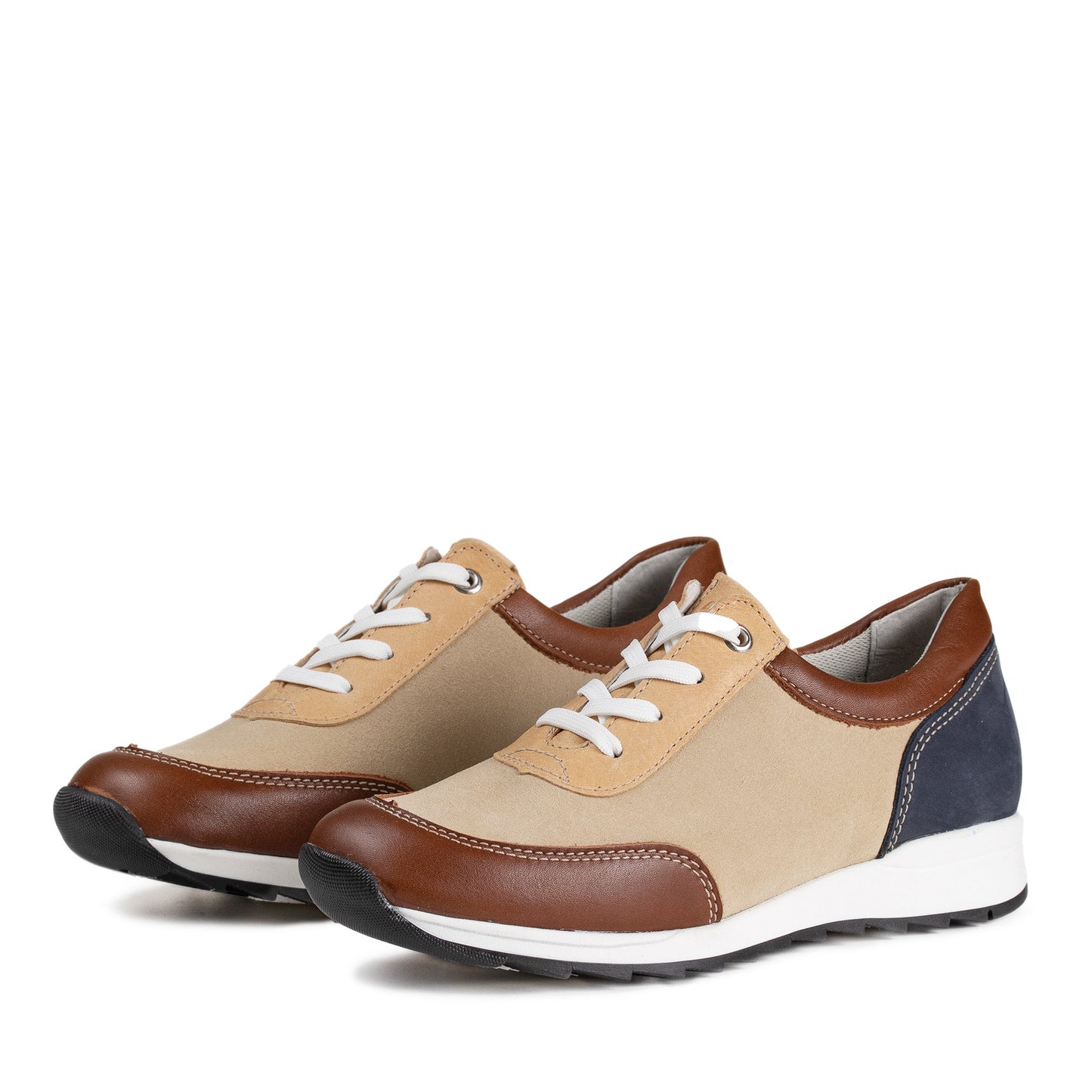 VELLAMO Zero Waste Women´s walker Sage/Beige/Tan/Blue (13523-920)