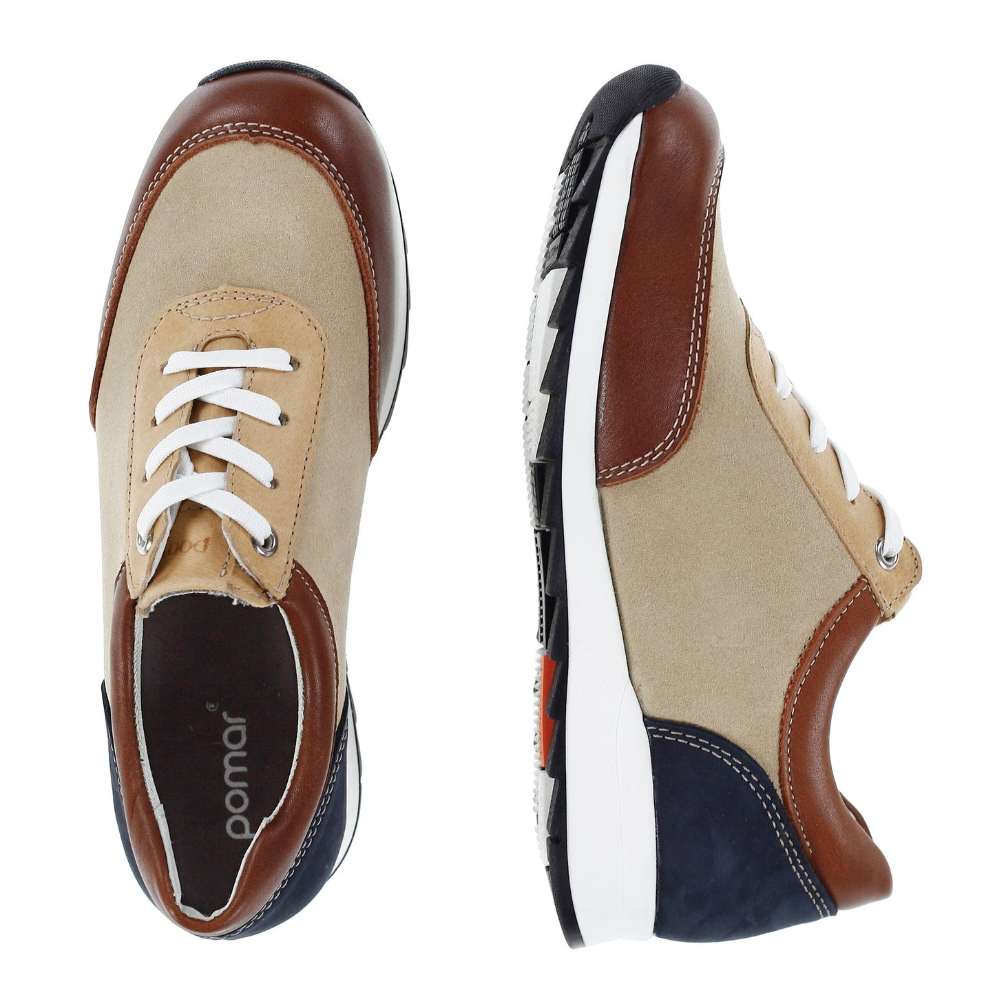 VELLAMO Zero Waste Women´s walker Sage/Beige/Tan/Blue (13523-920)