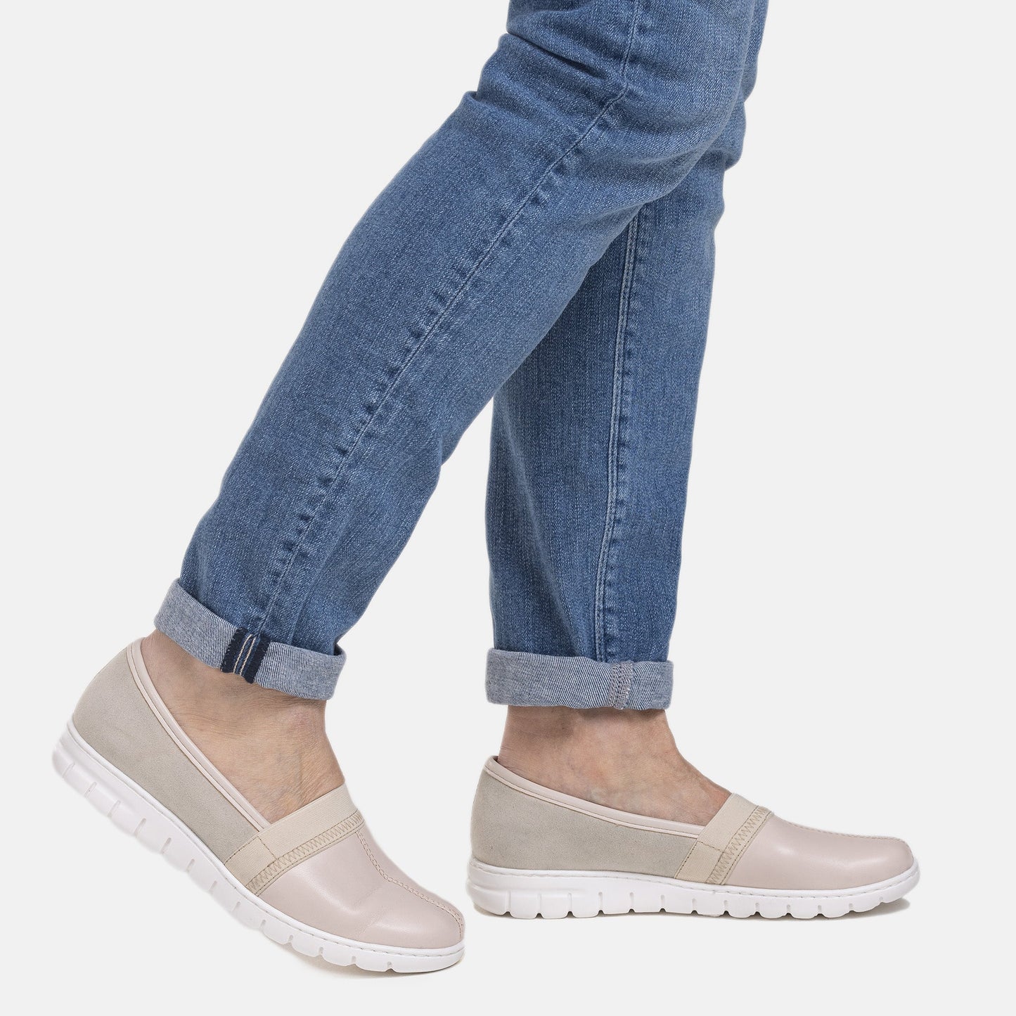 SELJA Women’s stretch vegan slip-ons(13709-101)