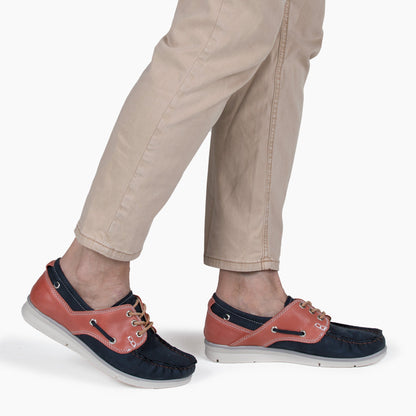 PURJE Zero Waste Women´s sailor casual Dark blue/Pink (16005-903)