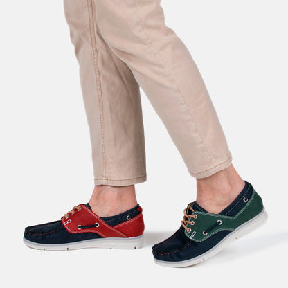 PURJE Zero Waste Women´s sailor casual Dark blue/Green/Red (16005-904)
