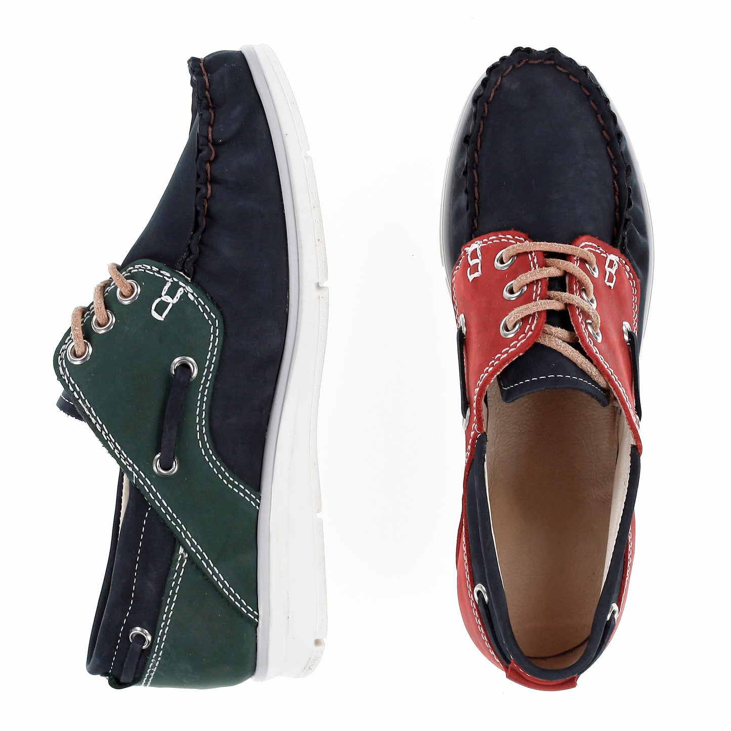 PURJE Zero Waste Women´s sailor casual Dark blue/Green/Red (16005-904)