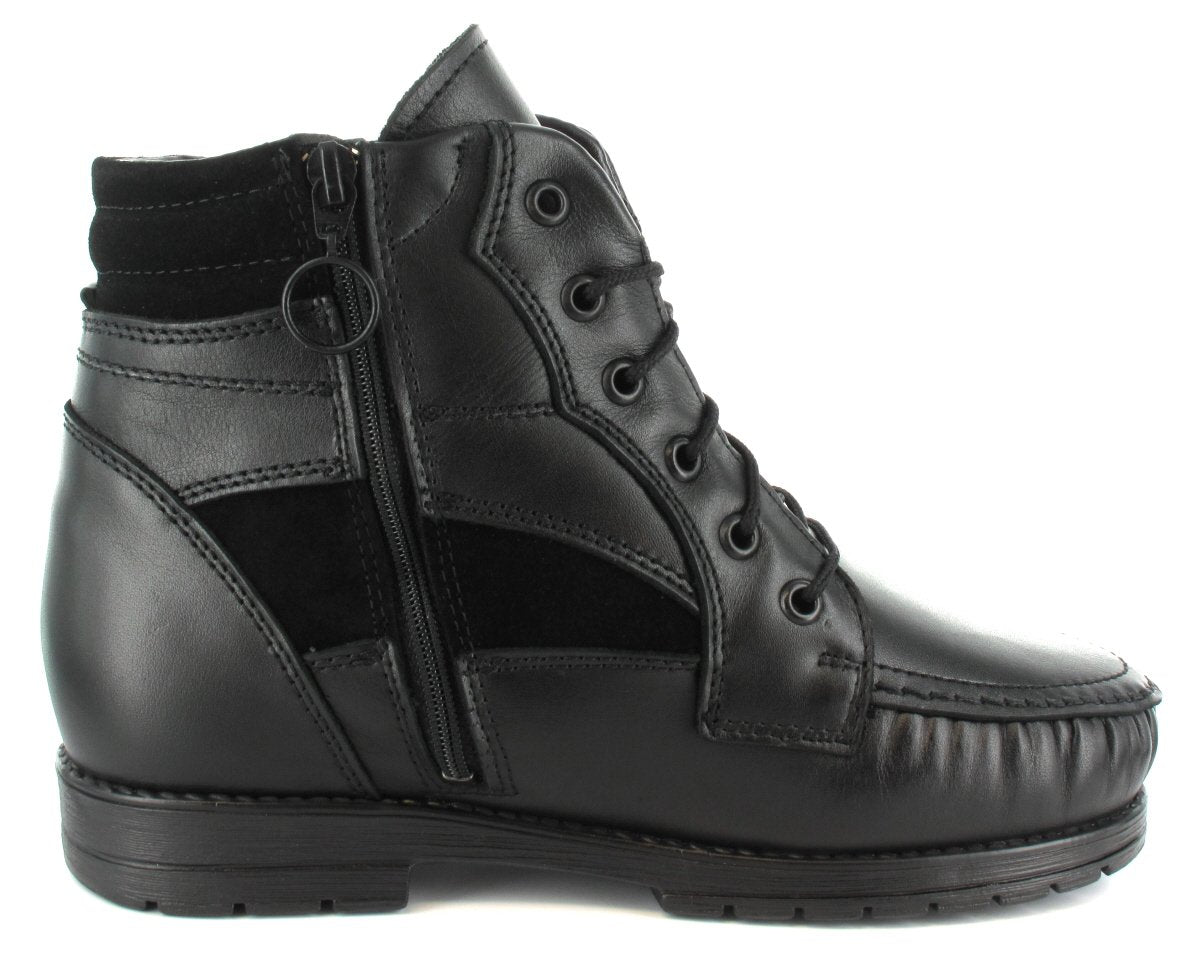 ELSE Women´s Pomar +plus moccasin ankle boot laces, zipper (18001-110)