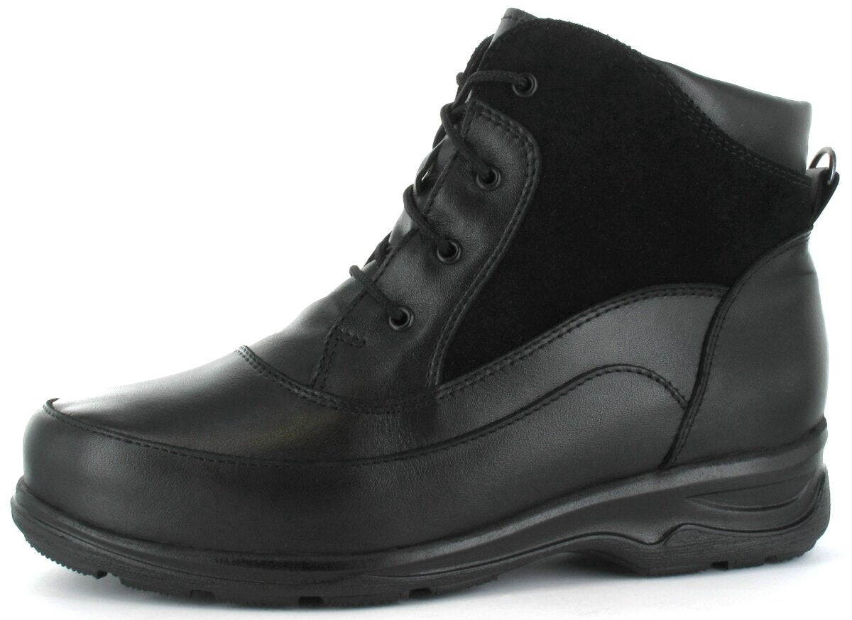 LOTTA Women´s Pomar +plus moccasin ankle boot with laces and zipper (18002-110)