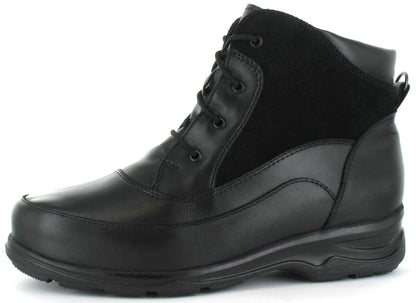 LOTTA Women´s Pomar +plus moccasin ankle boot with laces and zipper (18002-110)