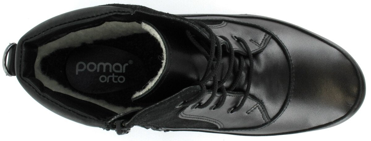 LOTTA Women´s Pomar +plus moccasin ankle boot with laces and zipper (18002-110)