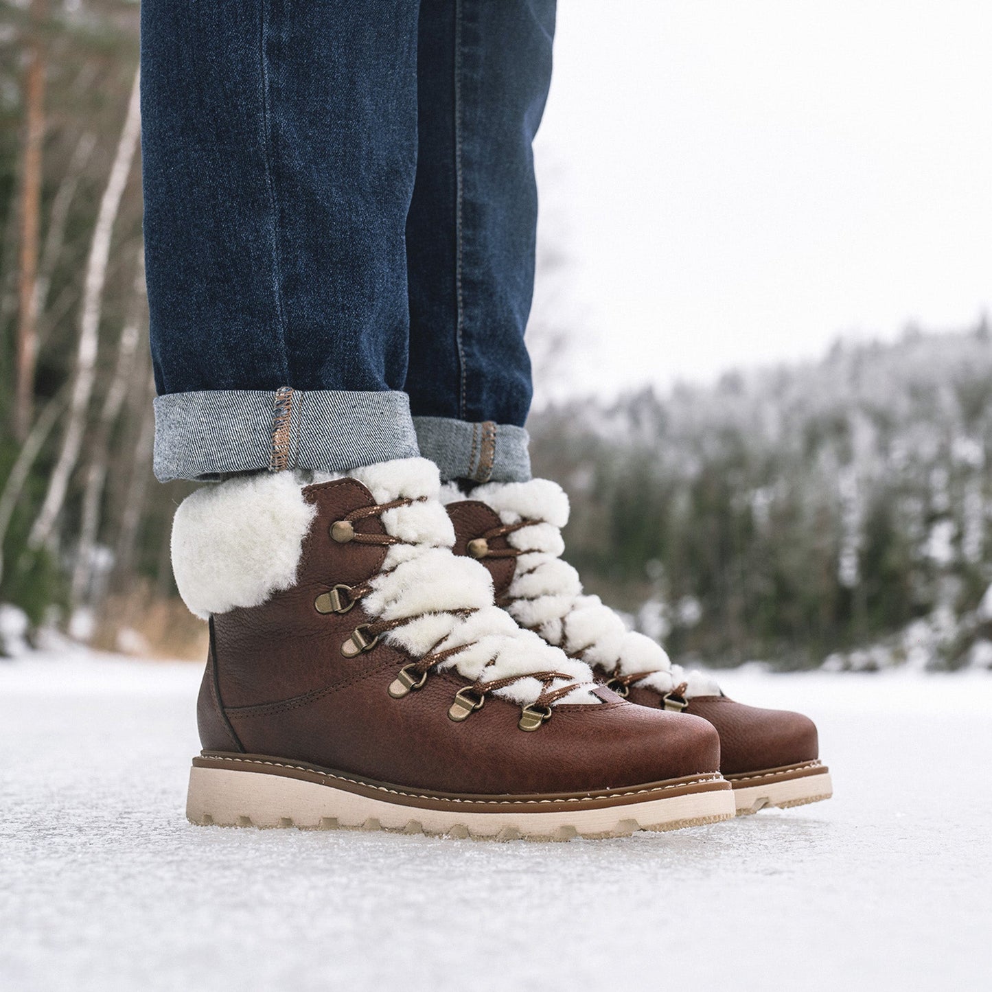 MUOTKA Women's winter ankle boots ( 18237-102)