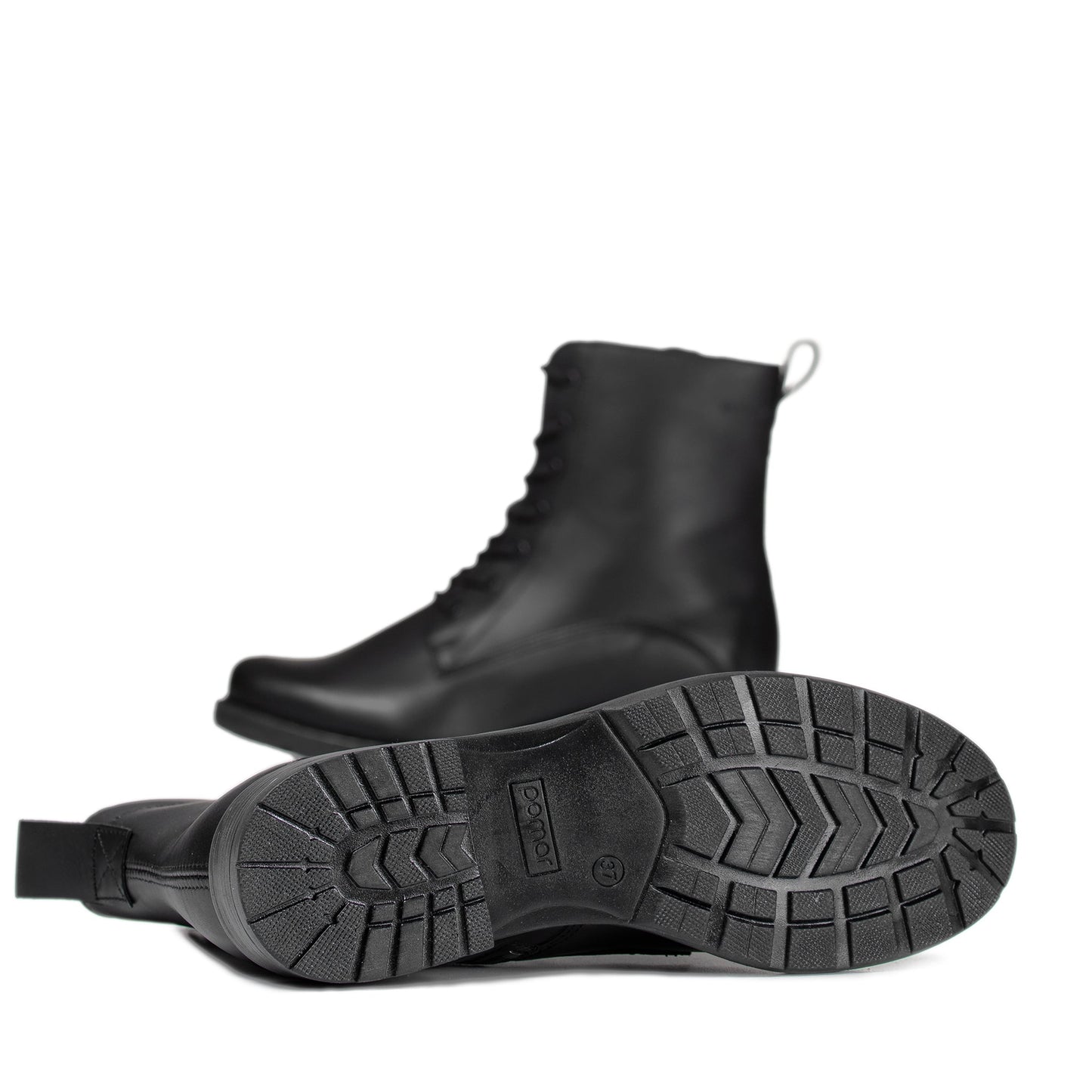 LUHTA Women´s ankle boot Thin black nappa/Feltl