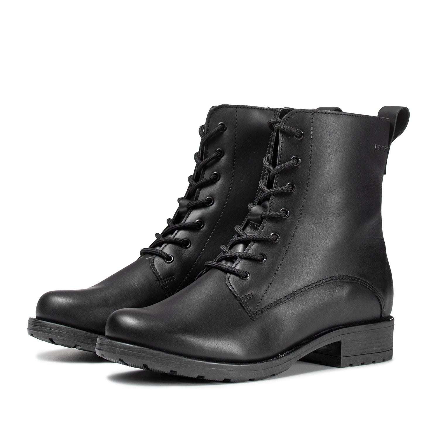 LUHTA Women´s ankle boot Thin black nappa/Feltl