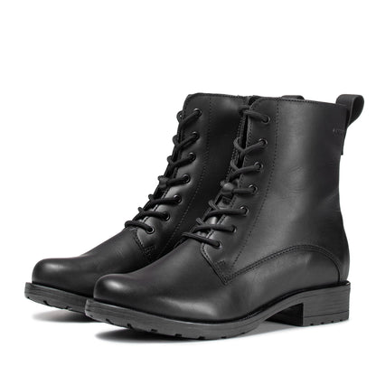 LUHTA Women´s ankle boot Thin black nappa/Feltl