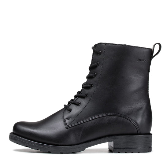 LUHTA Women´s ankle boot Thin black nappa/Feltl