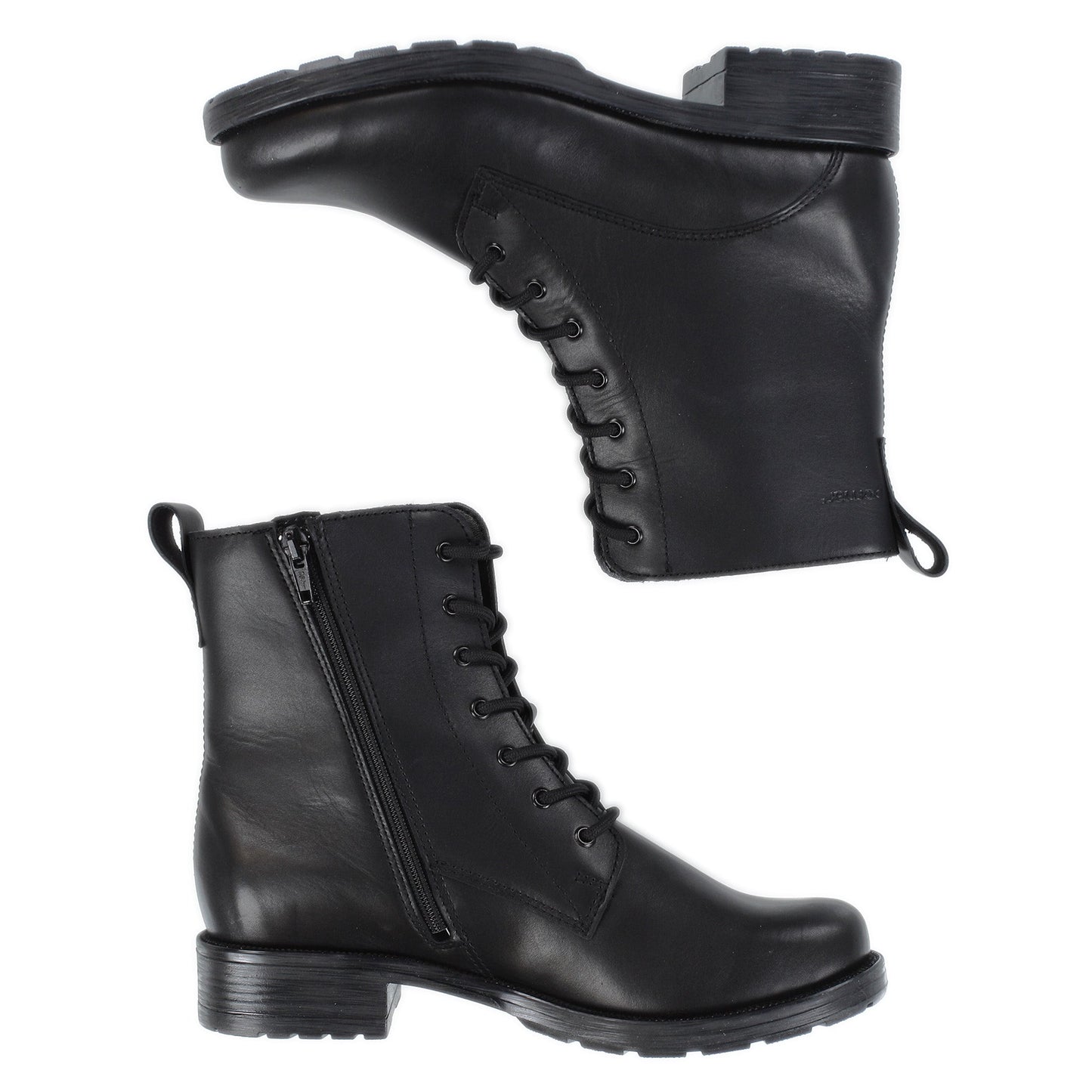 LUHTA Women´s ankle boot Thin black nappa/Feltl
