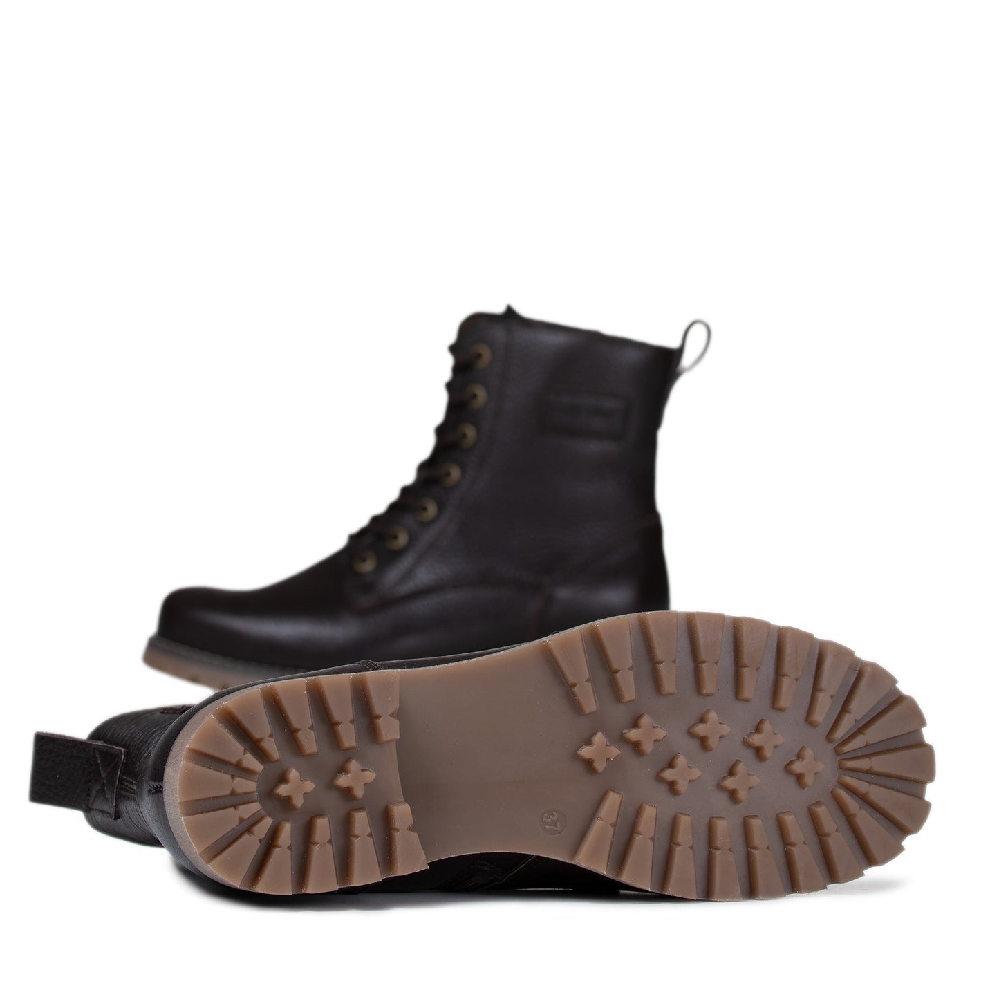 KARA Women´s ankle boot Dark brown nappa/Felt l