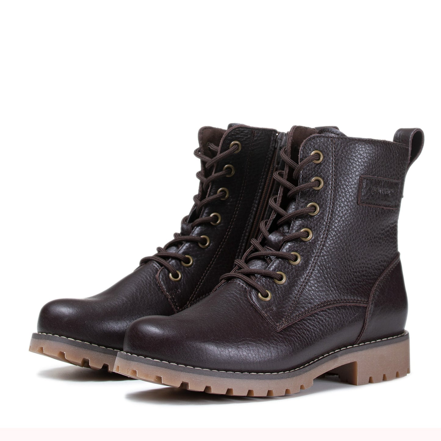 KARA Women´s ankle boot Dark brown nappa/Felt l
