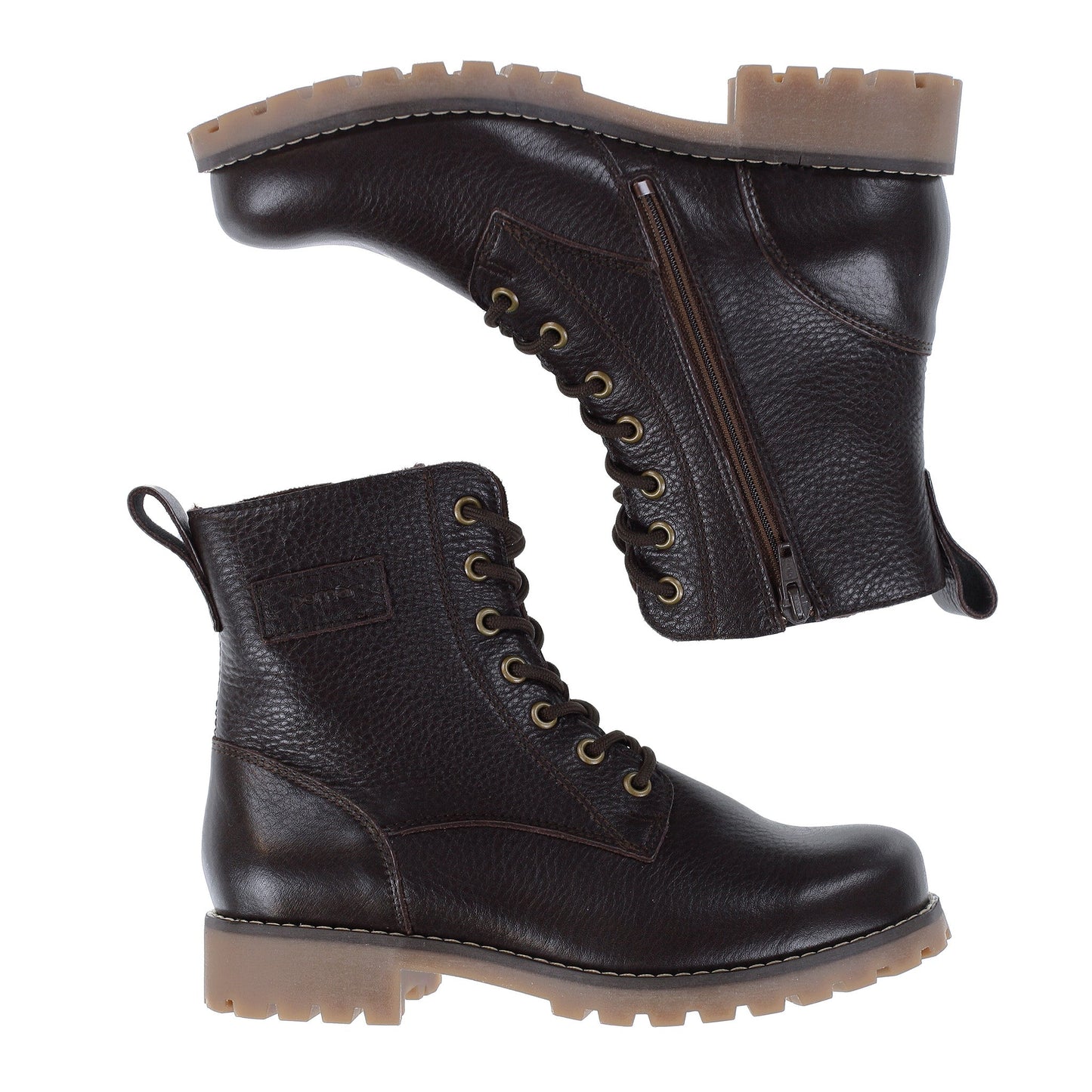 KARA Women´s ankle boot Dark brown nappa/Felt l