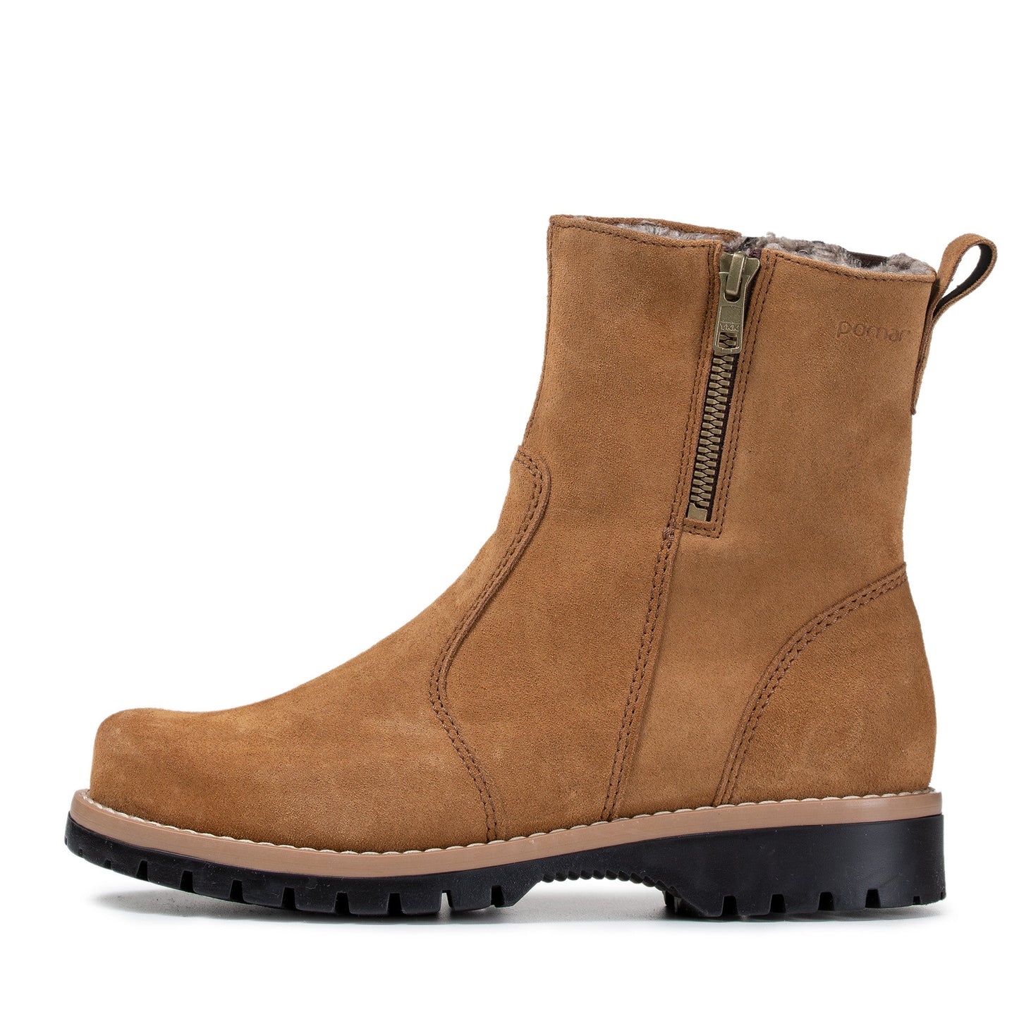 TASSU Womens´ ankle boot Tan suede/wool l./Tan S