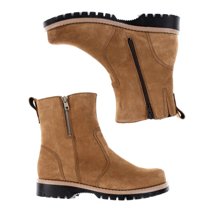 TASSU Womens´ ankle boot Tan suede/wool l./Tan S