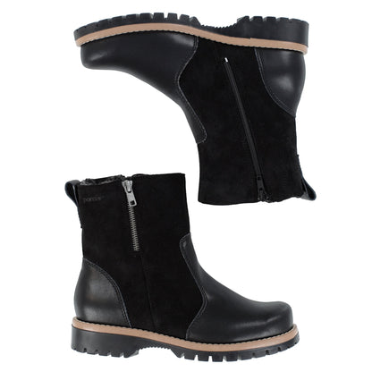 TASSU Womens´ ankle boot Bl npa/Bl suede/wool l./Tan  S