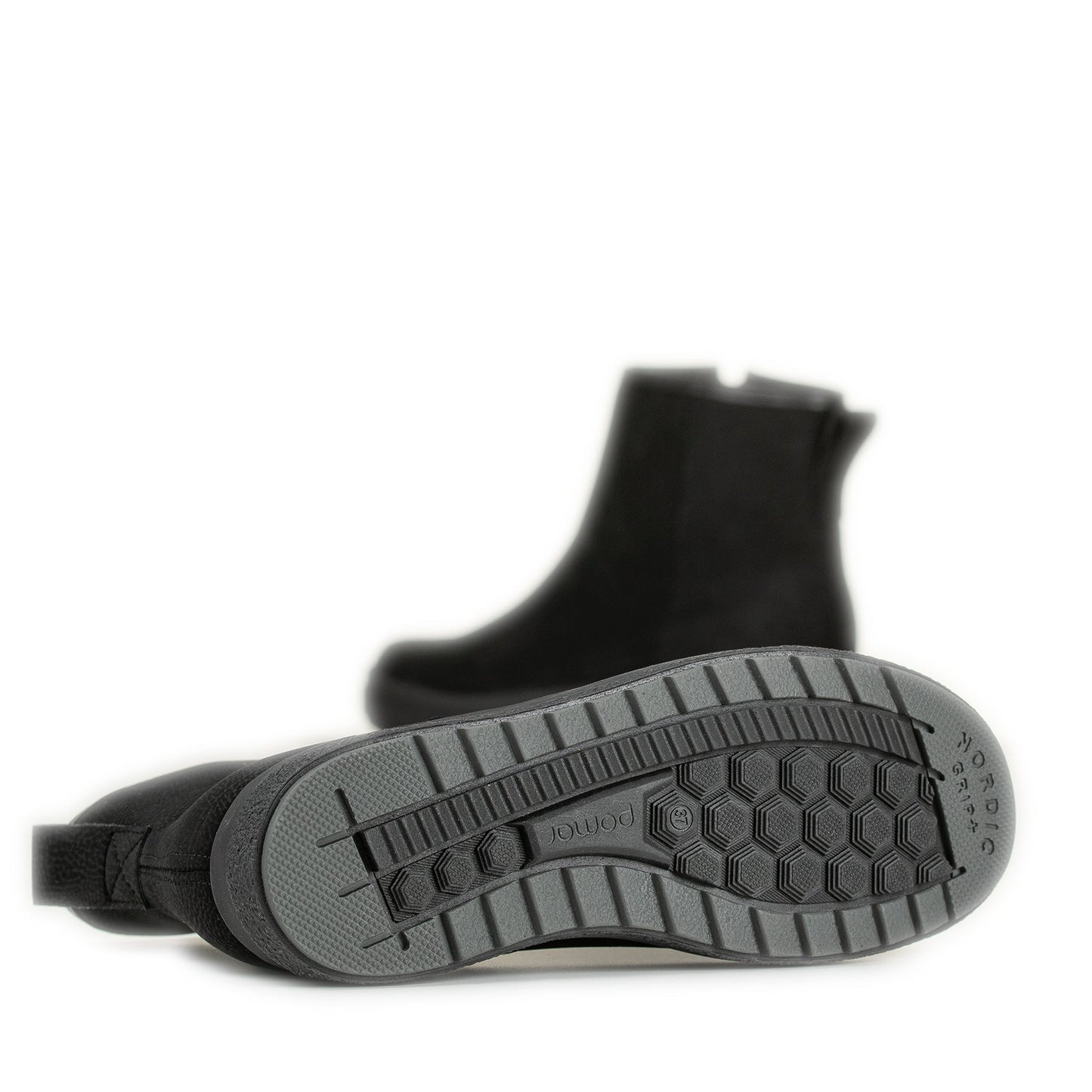 PIHTA Women´sankle boot Blkmartio micro/Vegan FUR