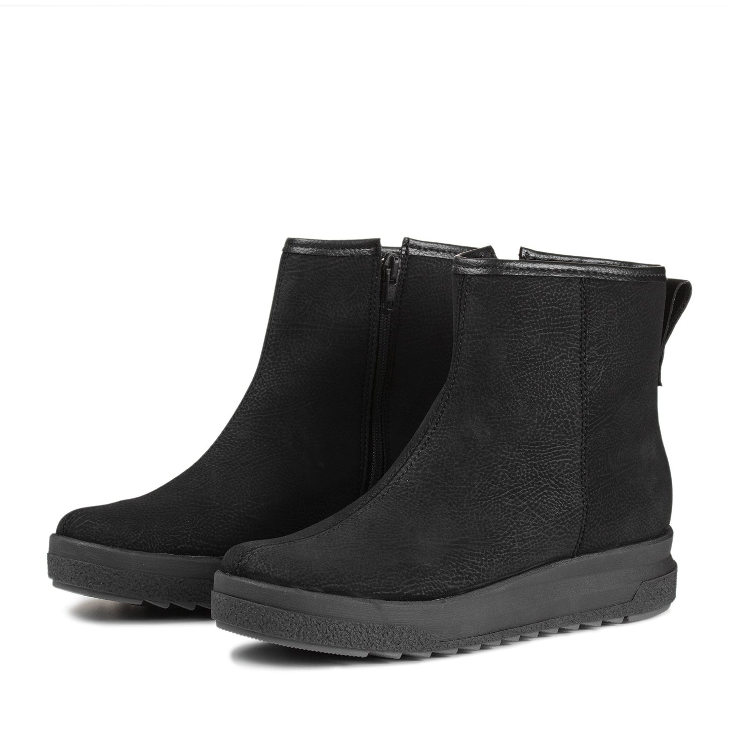 PIHTA Women´sankle boot Blkmartio micro/Vegan FUR