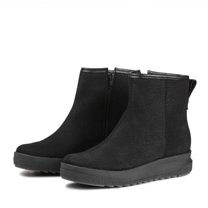 PIHTA Women´sankle boot Blkmartio micro/Vegan FUR