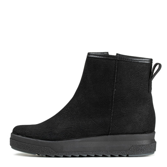PIHTA Women´sankle boot Blkmartio micro/Vegan FUR