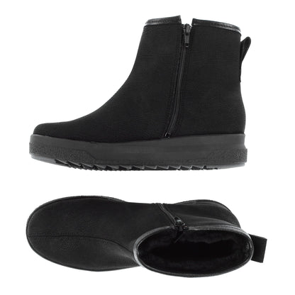 PIHTA Women´sankle boot Blkmartio micro/Vegan FUR
