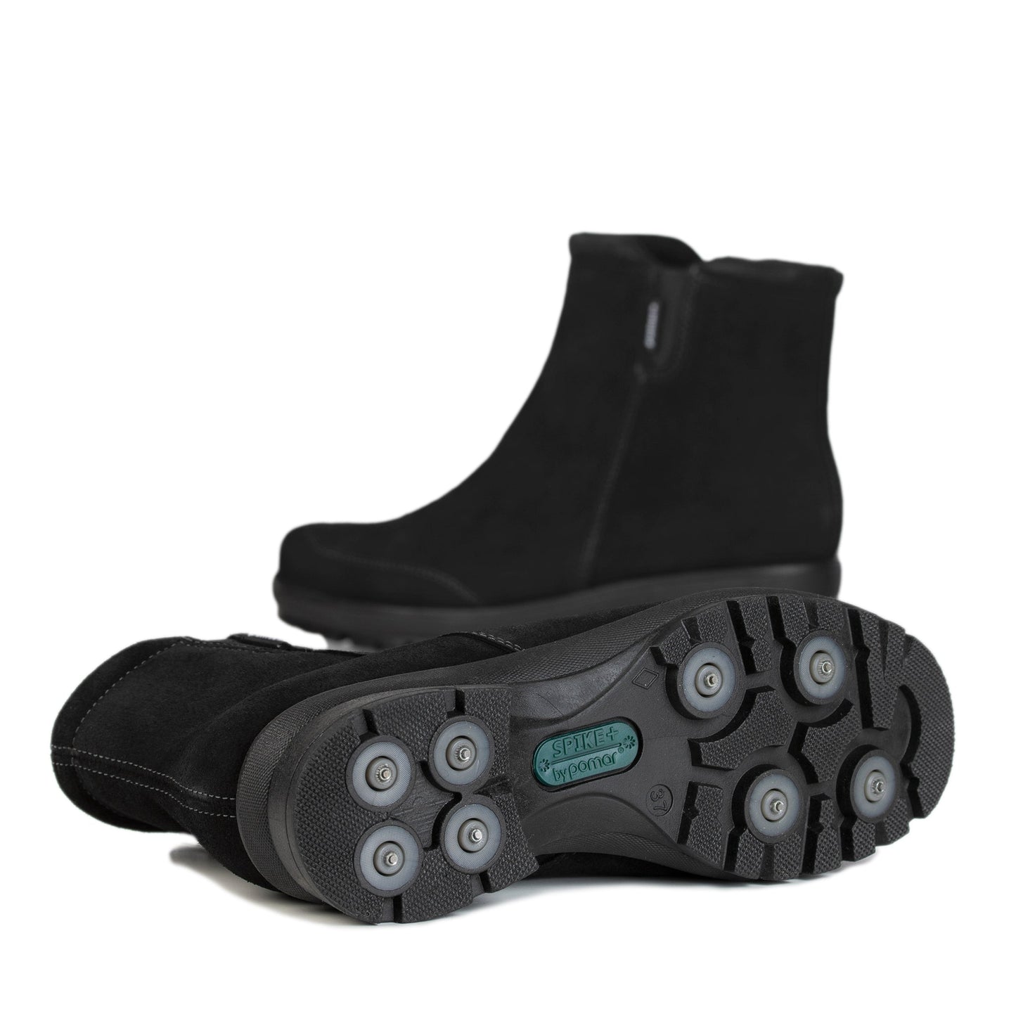 KAARNA Women’s Pomar ankle boot with winter spikes(18908-400)