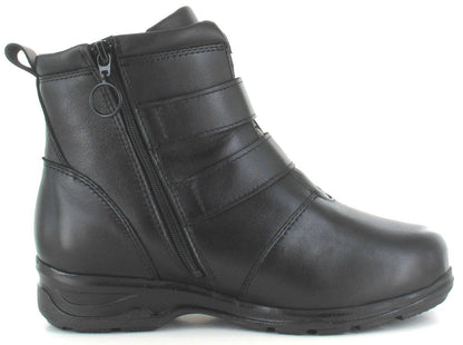 ELVI Women´s Pomar +plus ankle boot, velcro, zipper (18942-100)