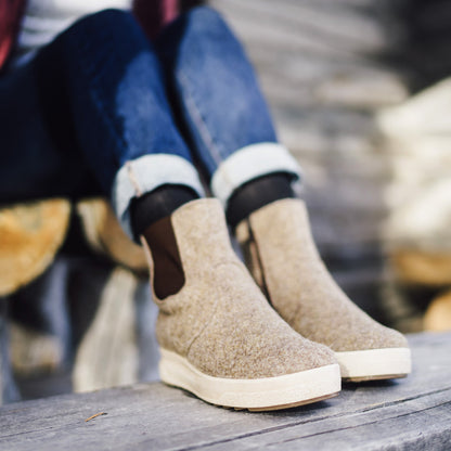 MALLA Women's GORE-TEX® Felt Chelsea boots (35977-112)
