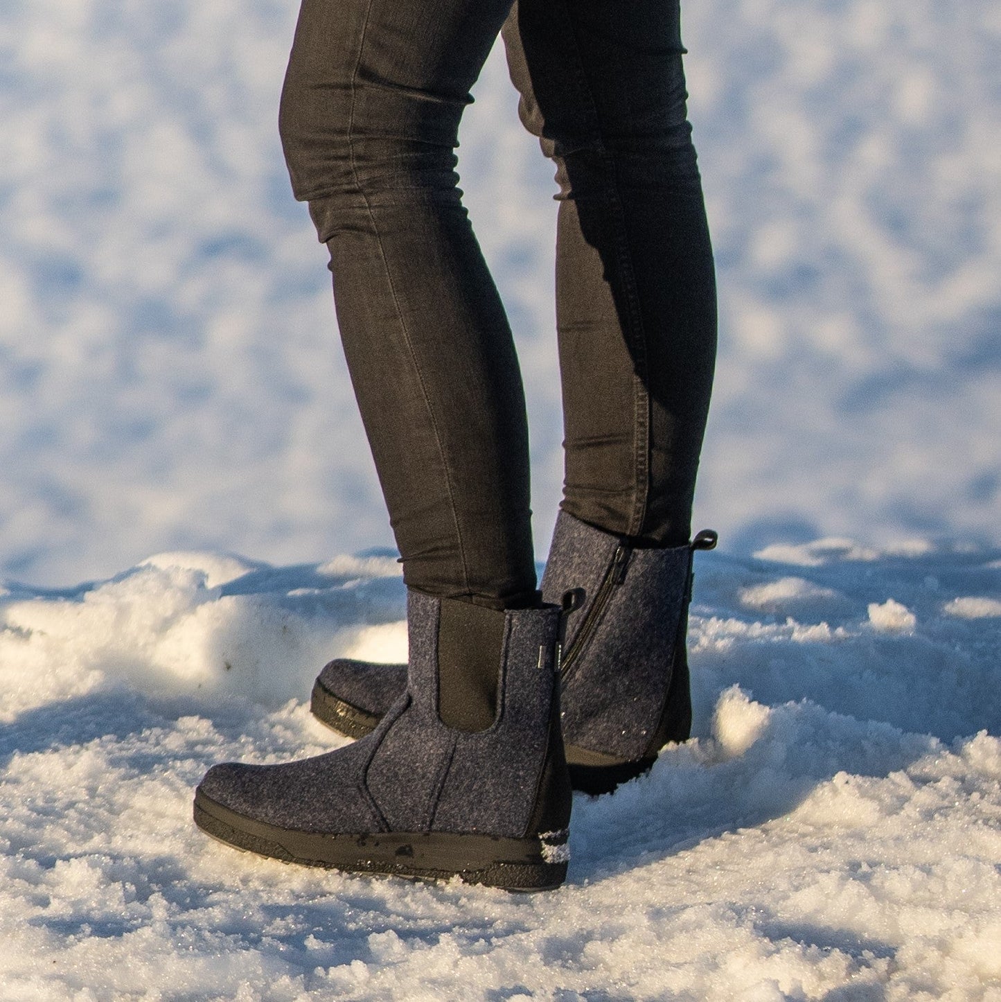 MALLA Women's GORE-TEX® felt Chelsea boots (35977-118)