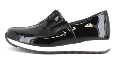 RANTA Women´s Zip Front Patent Leather Sneakers