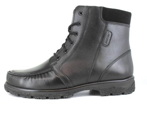 KAUKO Men´s Orto moccasin ankle boots, zipper inside (48081-100)