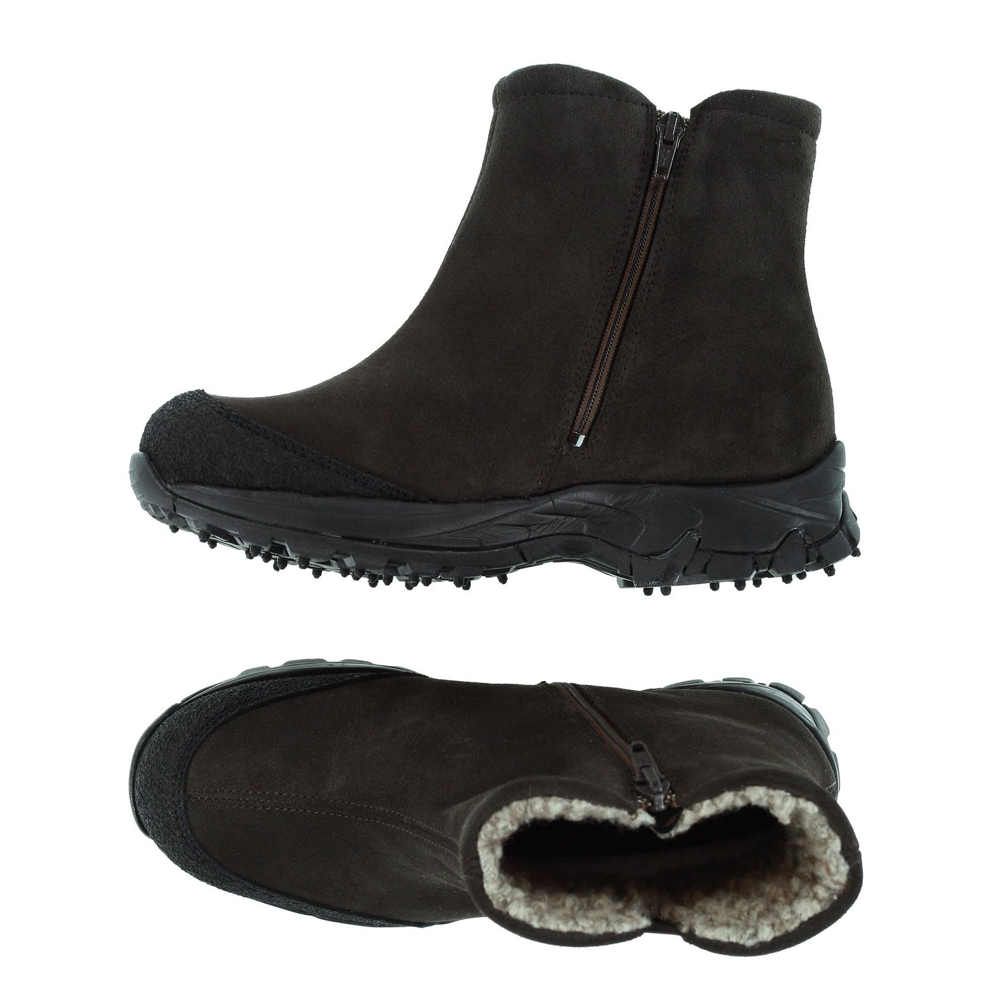 ALPPI SPIKE Women´s GORE-TEX ankle boot Greyish brown/PU-sde/SPIKE