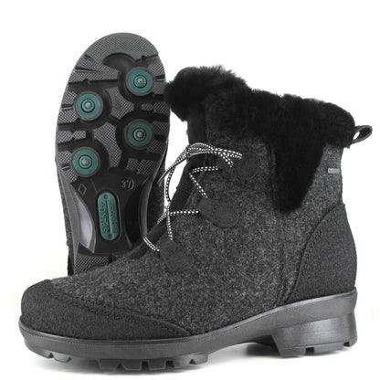 LUMI Women’s Pomar GORE-TEX® ankle boot with winter spike sole