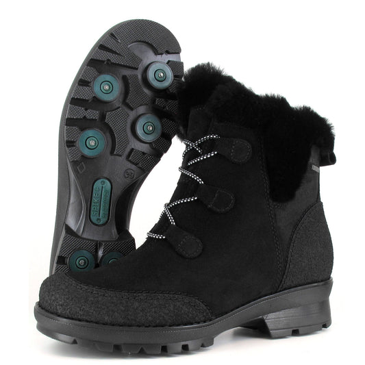 LUMI Women’s Pomar GORE-TEX® ankle boot with winter spike sole