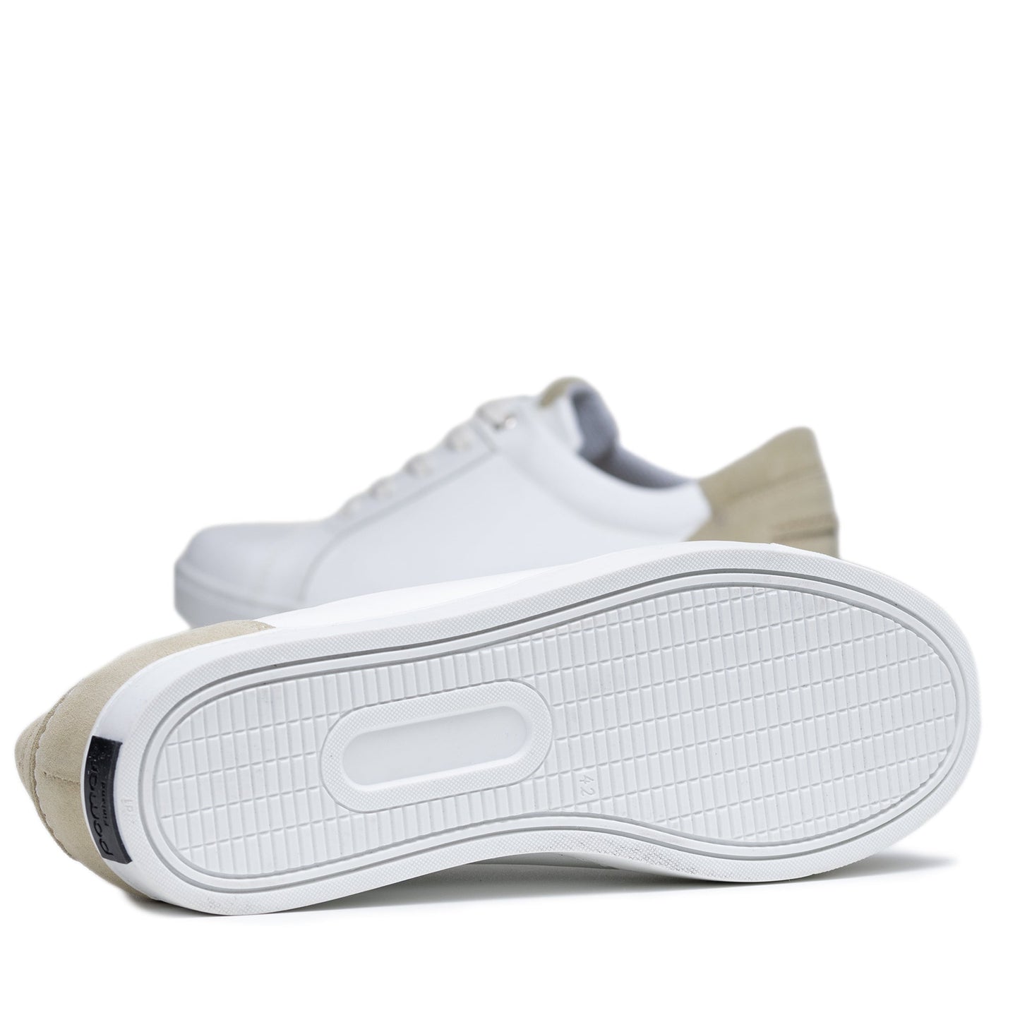KASKI  Zero Waste men´s walker Wht.nappa/beige suede