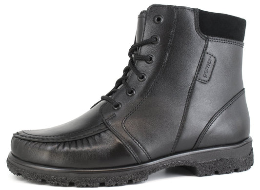 KAUKO Men´s Orto moccasin ankle boots, zipper inside (48081-100)